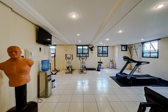 Área comum - Academia de apartamento para alugar com 1 quarto, 44m² em Vila Gomes Cardim, São Paulo