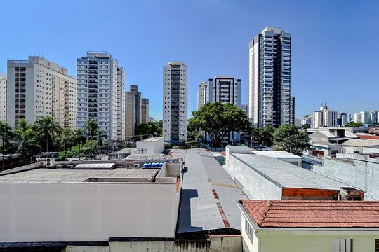 Vista do Quarto de apartamento para alugar com 1 quarto, 44m² em Vila Gomes Cardim, São Paulo