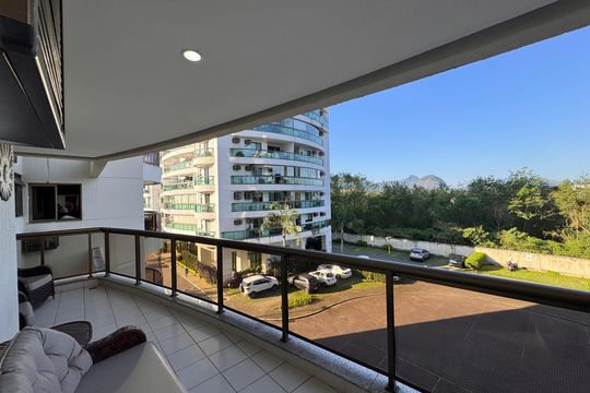 Varanda de apartamento para alugar com 2 quartos, 78m² em Recreio dos Bandeirantes, Rio de Janeiro