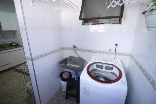 Área de Serviço de apartamento à venda com 3 quartos, 100m² em Barreiro, Belo Horizonte