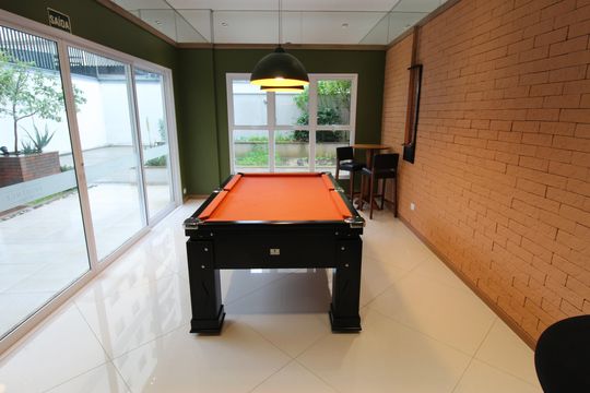 Área comum - Sala de Jogos de apartamento para alugar com 2 quartos, 72m² em Jardim São Dimas, São José dos Campos