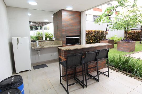 Área comum - Churrasqueira de apartamento para alugar com 2 quartos, 72m² em Jardim São Dimas, São José dos Campos