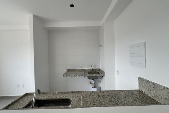 Área de serviço de kitnet/studio para alugar com 1 quarto, 24m² em Nova Suíça, Belo Horizonte