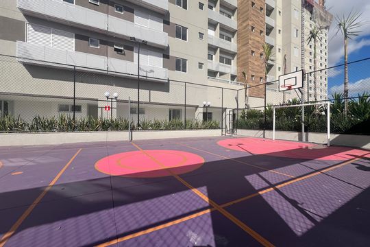 Área externa de kitnet/studio para alugar com 1 quarto, 24m² em Nova Suíça, Belo Horizonte