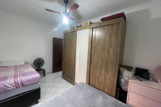 Quarto de apartamento para alugar com 1 quarto, 46m² em Centro, São Vicente