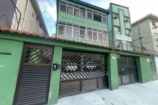 Fachada do Prédio de apartamento para alugar com 1 quarto, 46m² em Centro, São Vicente