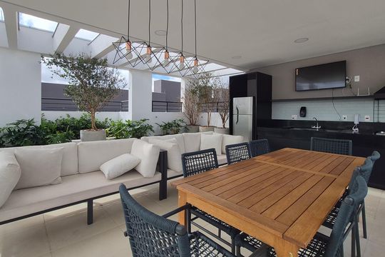 Área comum - Churrasqueira de apartamento para alugar com 2 quartos, 35m² em Vila Andrade, São Paulo