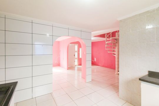 Cozinha de casa à venda com 3 quartos, 135m² em Mato Grande, Canoas