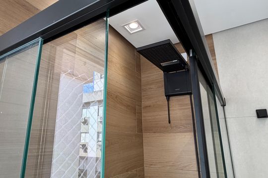 Banheiro Social de apartamento para alugar com 2 quartos, 70m² em Vila Belmiro, Santos
