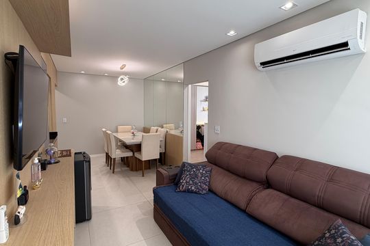Sala de apartamento para alugar com 2 quartos, 70m² em Vila Belmiro, Santos