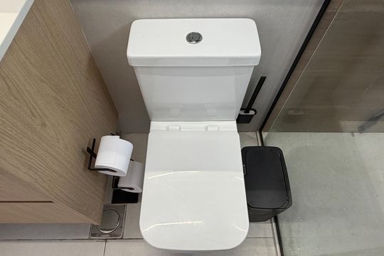 Banheiro da Suíte de apartamento para alugar com 2 quartos, 70m² em Vila Belmiro, Santos