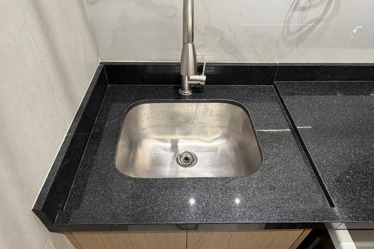 Cozinha e Área de Serviço de apartamento para alugar com 2 quartos, 70m² em Vila Belmiro, Santos
