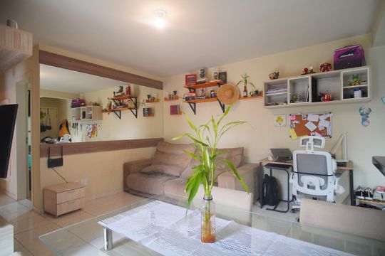 Sala de apartamento à venda com 3 quartos, 71m² em Boa Saúde, Novo Hamburgo