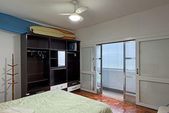 Quarto de apartamento para alugar com 1 quarto, 75m² em José Menino, Santos