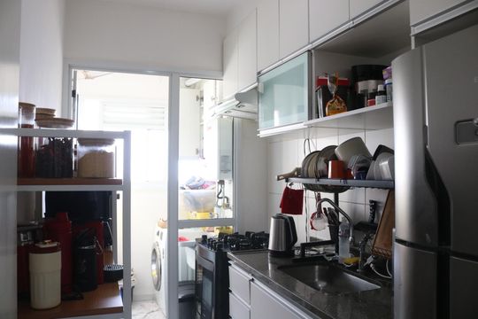 Cozinha de apartamento à venda com 3 quartos, 70m² em Água Branca, São Paulo