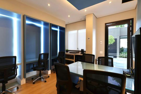 Área comum -    Coworking  de apartamento para alugar com 1 quarto, 105m² em Nova Campinas, Campinas