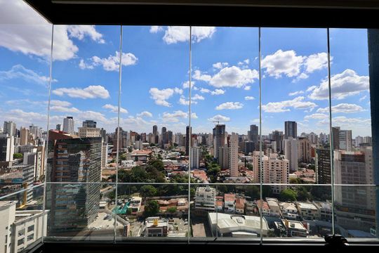 Vista da Sacada de apartamento para alugar com 1 quarto, 105m² em Nova Campinas, Campinas