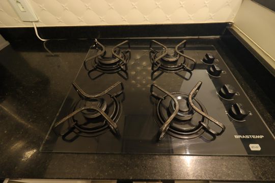 Cozinha - Cooktop de apartamento à venda com 2 quartos, 114m² em Vila Bela Vista, Santo André