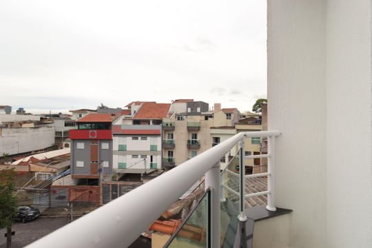 Varanda da Sala de apartamento à venda com 2 quartos, 114m² em Vila Bela Vista, Santo André