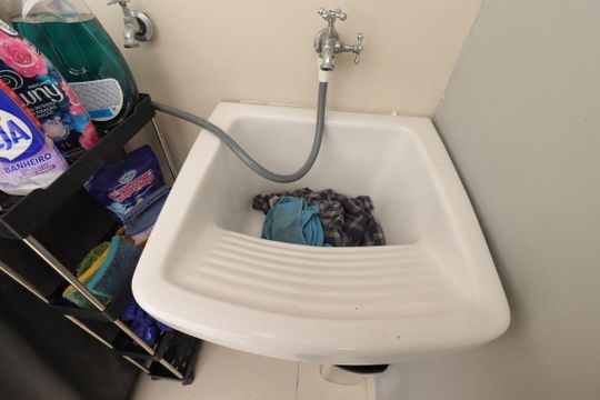 Área de Serviço - Tanque de apartamento à venda com 2 quartos, 114m² em Vila Bela Vista, Santo André