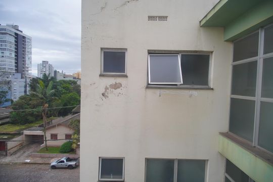 vista da sala de kitnet/studio à venda com 1 quarto, 35m² em Morro do Espelho, São Leopoldo