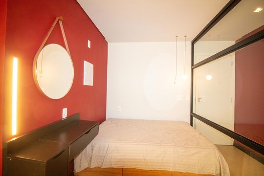 Quarto  de kitnet/studio para alugar com 1 quarto, 43m² em Campo Belo, São Paulo