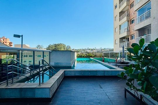 Área comum - Piscina de apartamento para alugar com 2 quartos, 51m² em Empresarial 18 do Forte, Barueri