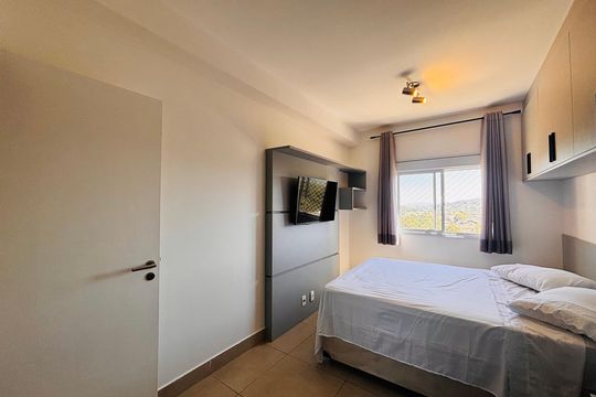 Suíte  de apartamento para alugar com 2 quartos, 51m² em Empresarial 18 do Forte, Barueri