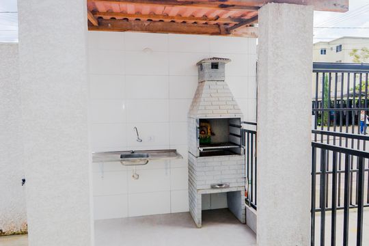 Área comum - Churrasqueira de apartamento para alugar com 2 quartos, 6m² em Vila Nova Bonsucesso, Guarulhos