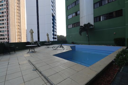 Área comum - Piscina de apartamento para alugar com 1 quarto, 72m² em Brotas, Salvador