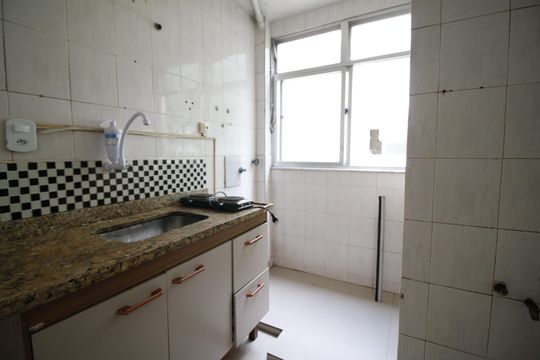 Cozinha e Área de Serviço de apartamento para alugar com 1 quarto, 40m² em Taquara, Rio de Janeiro