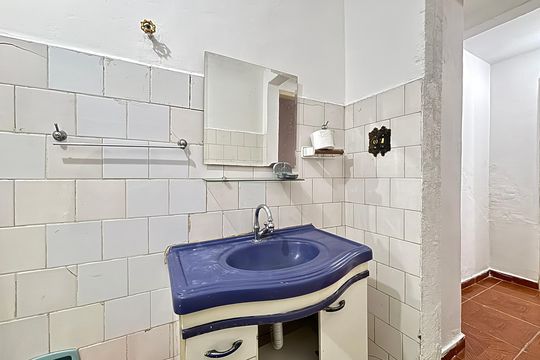 Banheiro  de apartamento à venda com 1 quarto, 47m² em Pinheiros, São Paulo
