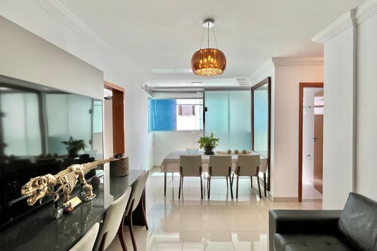 Sala de apartamento à venda com 2 quartos, 70m² em União, Belo Horizonte