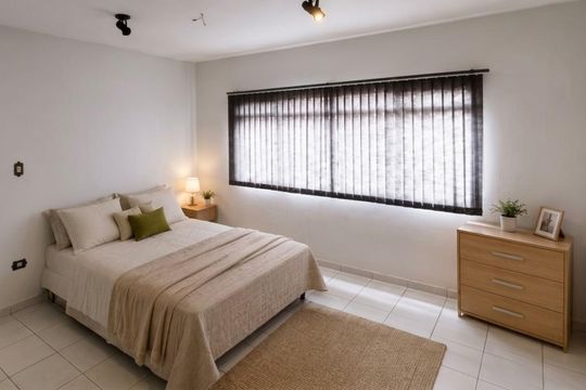 Sala / Quarto de kitnet/studio à venda com 1 quarto, 21m² em Jardim Orlandina, Santo André