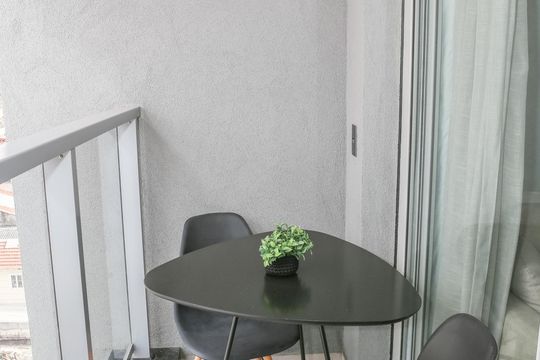 Sacada de kitnet/studio para alugar com 1 quarto, 30m² em Pompeia, São Paulo