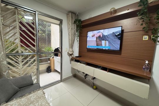 Sala de apartamento à venda com 2 quartos, 55m² em Bandeiras, Osasco