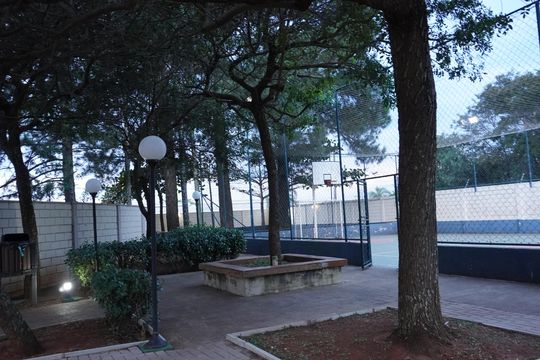 Área comum - Quadras Poliesportivas de apartamento para alugar com 2 quartos, 54m² em Parque Sabara, São Carlos