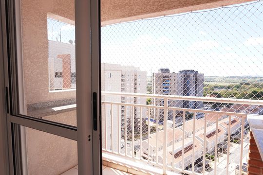 Vista da Sacada de apartamento para alugar com 2 quartos, 54m² em Parque Sabara, São Carlos