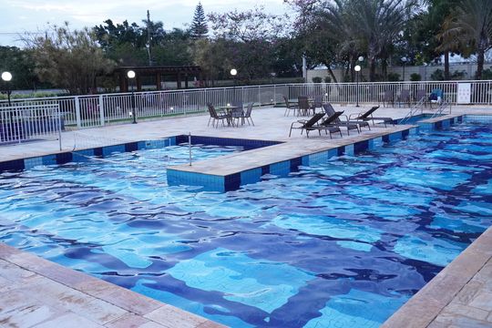 Área comum - Piscina de apartamento para alugar com 2 quartos, 54m² em Parque Sabara, São Carlos