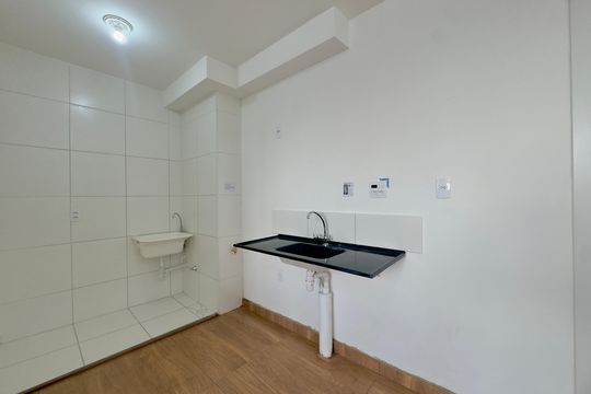 Cozinha de apartamento para alugar com 2 quartos, 34m² em Centro, Guarulhos