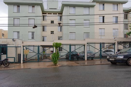 Fachada do bloco de apartamento para alugar com 2 quartos, 57m² em Jardim Pauliceia, Campinas
