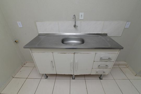 Cozinha de apartamento para alugar com 2 quartos, 50m² em Vila Sao Pedro, Hortolândia