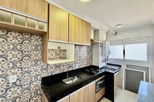 Cozinha  de apartamento para alugar com 2 quartos, 49m² em Jardim Sao Francisco (zona Leste), São Paulo