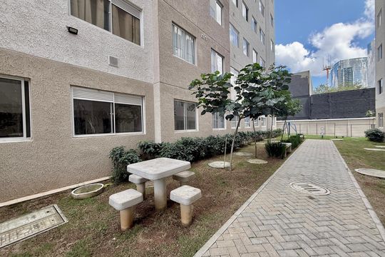 Área comum de apartamento para alugar com 2 quartos, 32m² em Jardim Caravelas, São Paulo