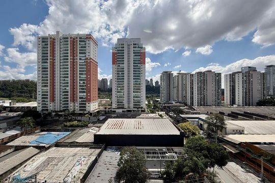 Vista de apartamento para alugar com 2 quartos, 32m² em Jardim Caravelas, São Paulo
