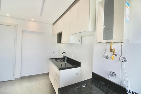 Cozinha de apartamento para alugar com 2 quartos, 38m² em Vila Campanela, São Paulo