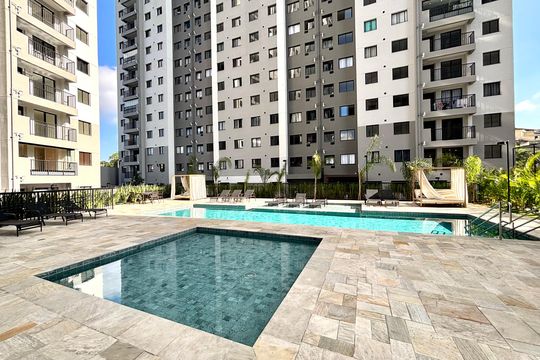 Área comum - Piscina de apartamento para alugar com 2 quartos, 38m² em Vila Campanela, São Paulo