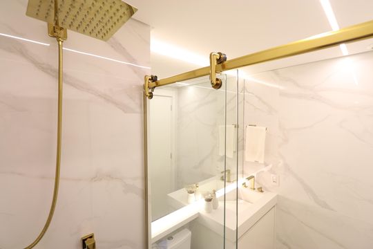 Banheiro Social de apartamento à venda com 1 quarto, 70m² em Vila Leopoldina, São Paulo