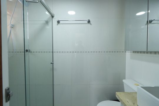 Banheiro de apartamento à venda com 2 quartos, 54m² em Vila Matilde, São Paulo