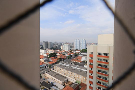 Vista da Sala de apartamento à venda com 2 quartos, 54m² em Vila Matilde, São Paulo